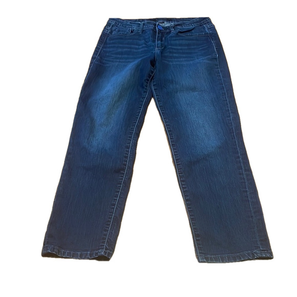 CALVIN KLEIN JEANS Skinny Cropped Jeans - Good Condition - Size 6 - Picture 1 of 2